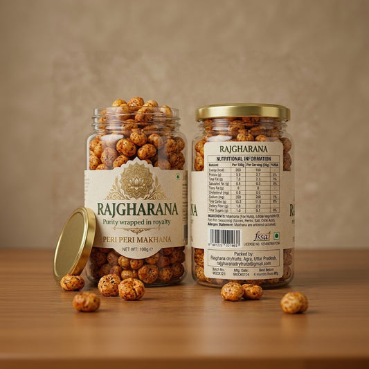 Peri Peri Makhana – Spicy Roasted Fox Nuts | Rajgharana