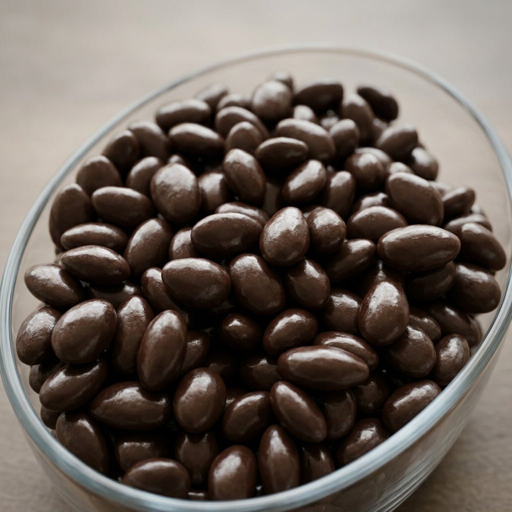 Chocolate Almonds - premium dry fruits by Rajgharana - The Organic Mart