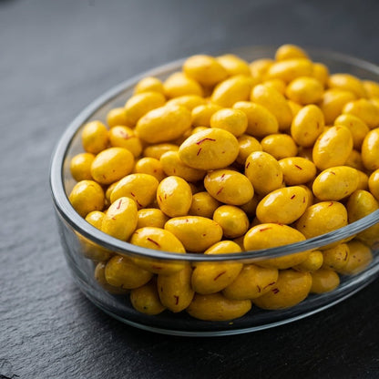 Mango Kesar Almonds - premium dry fruits by Rajgharana - The Organic Mart