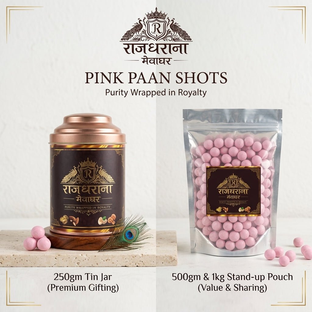 Pink Paan Shots - premium dry fruits by Rajgharana - The Organic Mart