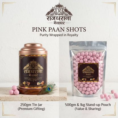Pink Paan Shots - premium dry fruits by Rajgharana - The Organic Mart