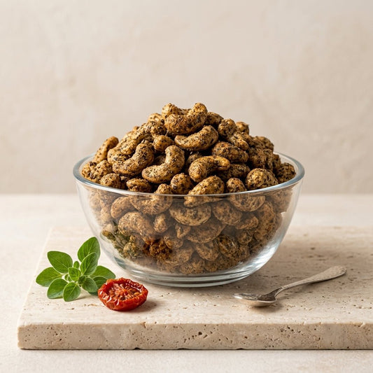 Pizza Flavoured Cashews - premium dry fruits by Rajgharana - The Organic Mart