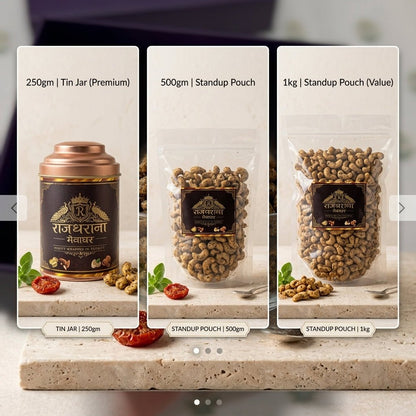 Pizza Flavoured Cashews - premium dry fruits by Rajgharana - The Organic Mart