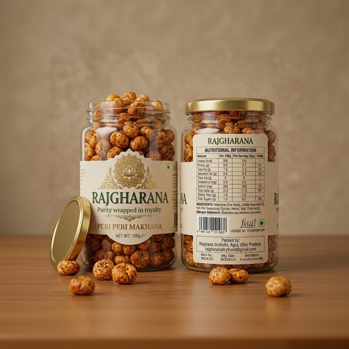 Peri Peri Makhana – Spicy Roasted
