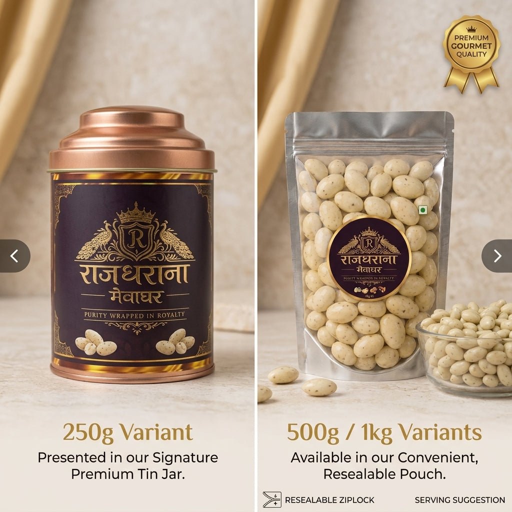 Rabri Elaichi Almonds - premium dry fruits by Rajgharana - The Organic Mart